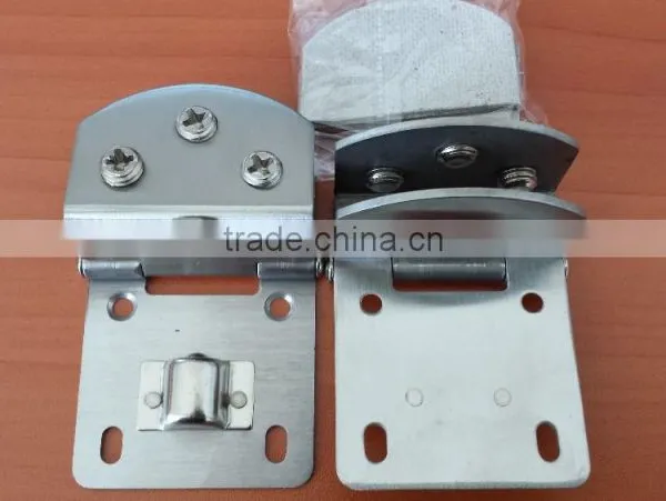HJ-064 New Design 10cm Semicircle Single Hinge Glass Cabinet Hinge Made in China Display Cabinet Hinge photo-4