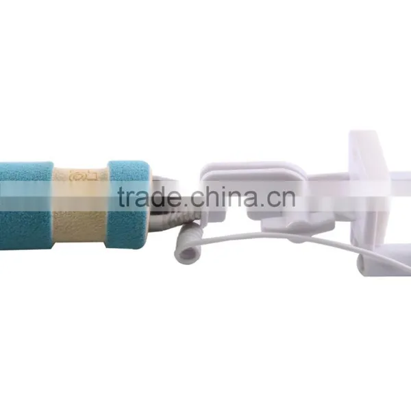 2015 Hot in Pocket Wholesale Mini Selfie Stick With Wired Cheap Price photo-3