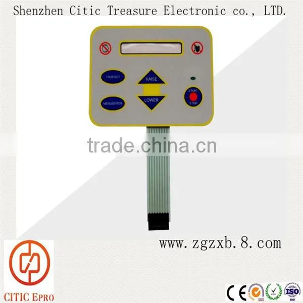 Ebossed LED Membrane Switch With Windows,Flexible Printed Keyboard photo-3