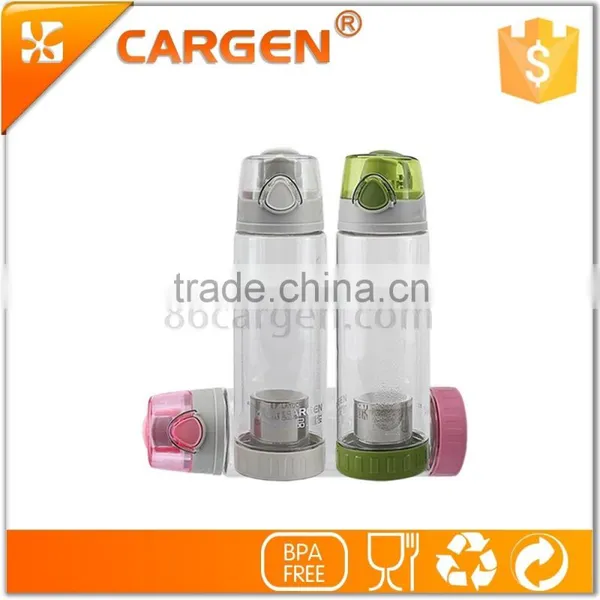 Wholesale Transparent Plastic Tea Strainer Water Bottle photo-5
