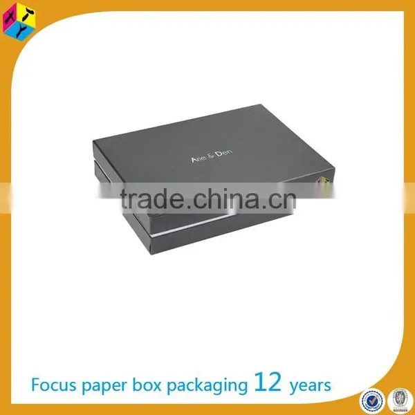 Custom Supplies Black Apparel Packaging Set up Box photo-4