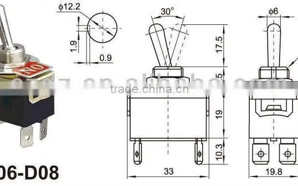 Machinery Toggle Switch,on off on Toggle Switch,micro Toggle Switch photo-5
