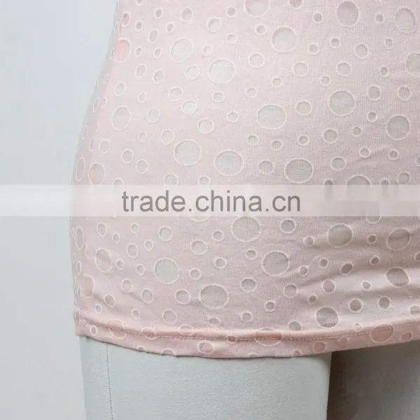 F5S15149 Fashion Plain Lace Dotted Tank Top for Women photo-5