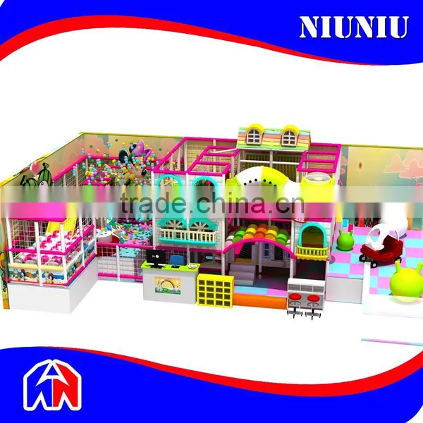 Candy Theme Pink Colorful Indoor Playground for Sale photo-6