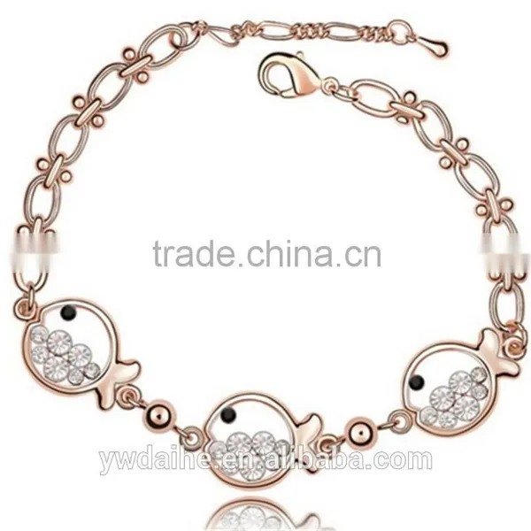Daihe Small Fish With High Quality Crystal Bracelet photo-5