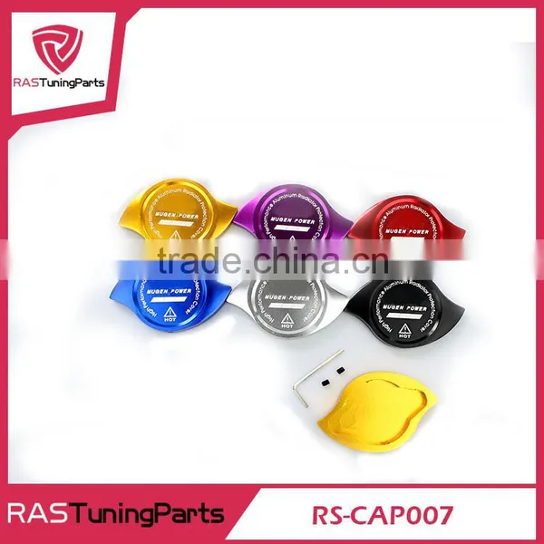 Racing Radiator Cap Cover Fit For HONDA Accord Civi CRV CR-Z CRX City Crossroad Elysion Jazz Prelude S2000