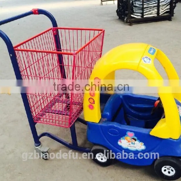 Hot Sell Children Shopping Trolley,Kids Shopping Cart in Supermarket photo-3