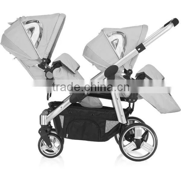 Light and Compact Twin Baby Stroller , Best Twin Baby Strollers Made in China 3 in 1 photo-4