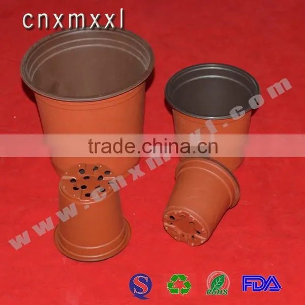 Lowest Price Soft Brown Color Plastic Flower Pot Flowers Brown Flowers photo-3