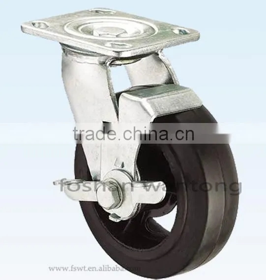 All Size Cheap Black Rubber Swivel Industrail Caster photo-4