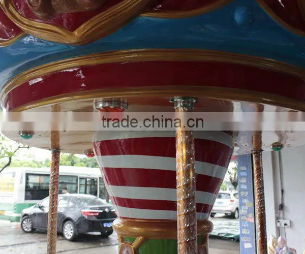 Newest Carousel Games for Kids Ride on Horse Amusement Park Rides Coin Pusher Arcade Game Machine for Sale photo-6