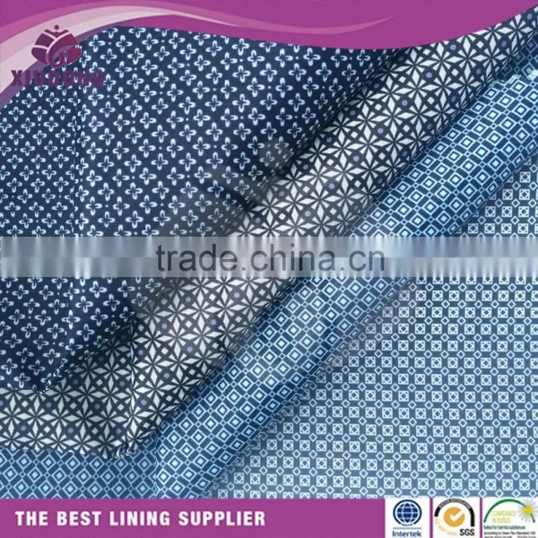 210T Polyester Taffeta Geometry Design Printed Men's Fashion Lining