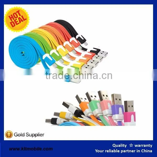 Ultra Thin Micro USB Cable Data Transfer Power Cable Lead photo-2