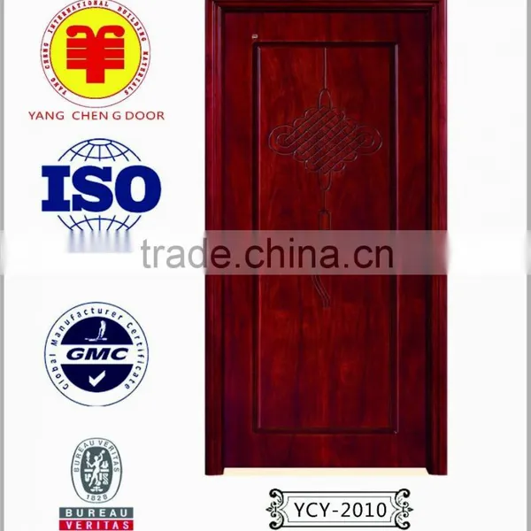 Oak Wood HDF MDF Doors Simple Bedroom Door Design photo-3