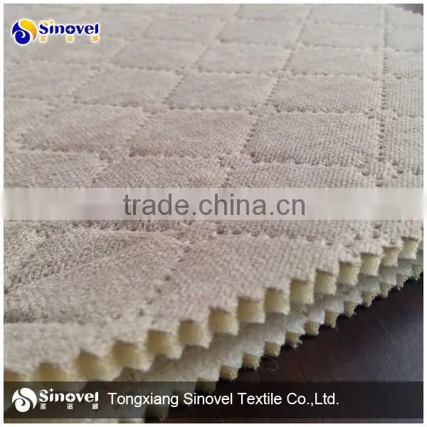 100% Polyester Mirco Velour Fabric/shoes Fabric