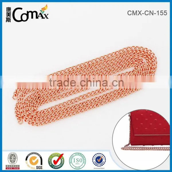 Fashion Rose Gold Metal Wallet Chain For Handbag Strap photo-5