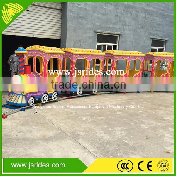 Amusement Park Games for Sale Electric Ride on Train With Tracks Train Electric photo-6