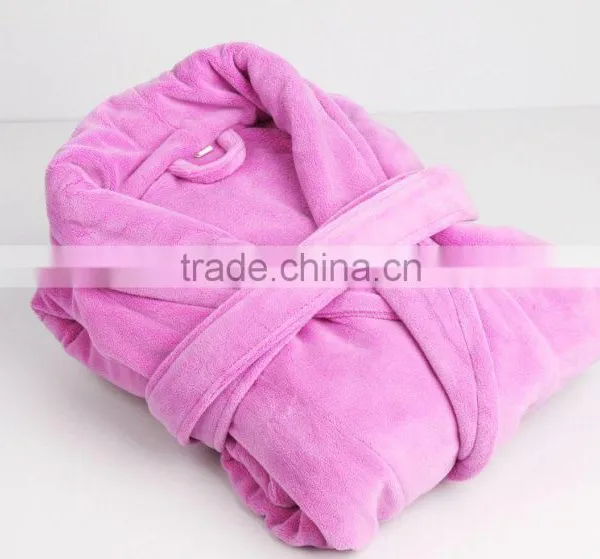 Wholeasle Soft White Ladies Bath Wear Bathrobe photo-3