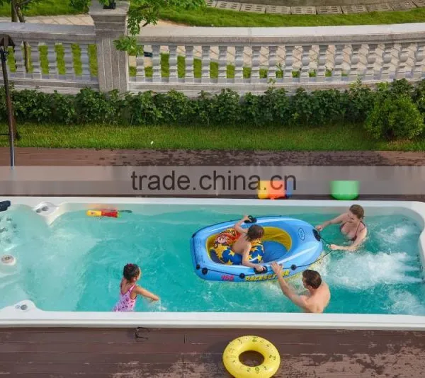 Large Outdoor Spa Pool Acrylic Massage Whirlpool Swim Spa Whirlpool Pool Spa Hot Tub photo-2