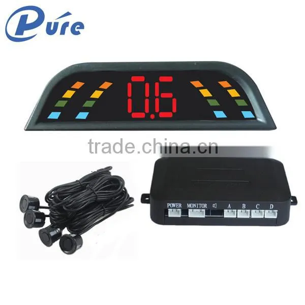 Beeper Parking Guidance System LED Monitor Kit Original Car Reverse Parking System 4 Sensors Radar System photo-5