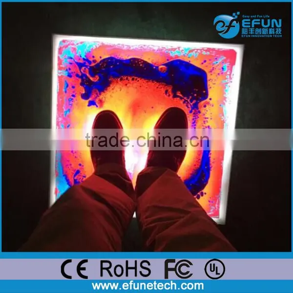 Pvc Vinyl Color Decorative Led Liquid Floor,led Lighting Liquid Dance Floor With Rechargeable Batteries photo-3
