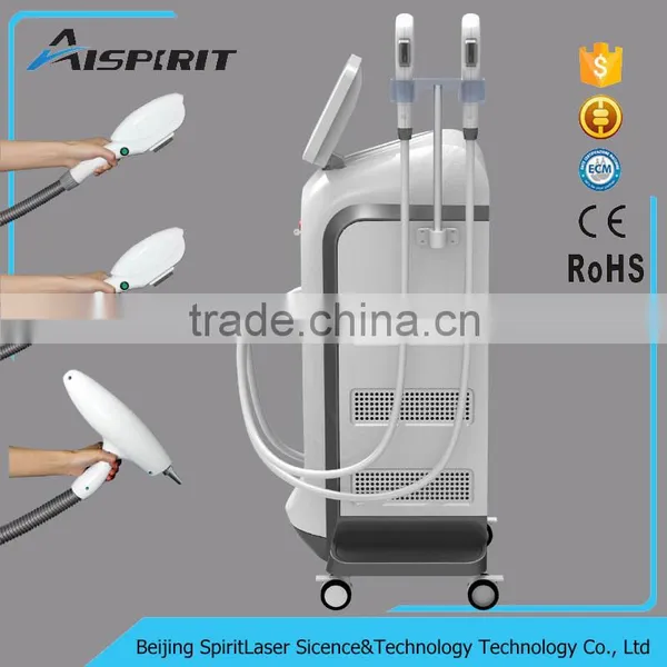 SHR/E-light/ ND YAG Laser Multifunctional3in 1 Beauty Instrument With CE Approval photo-4