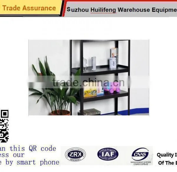 Durable Black Boltless Rivet Shelving Retail 600*300*1520 Metal Racks For Storage photo-3