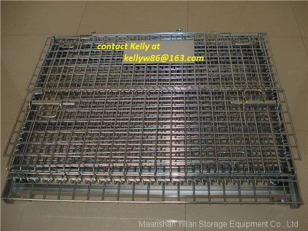Best-selling Hot Sale China Supplier Mesh Box Wire Cage Metal Bin Storage photo-3
