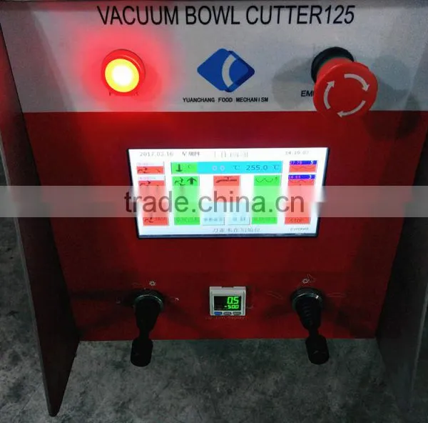 ZKZB-125 Industrial Miced Meat Bowl Cutter Vacuum Meat Bowl Chopping Machine photo-2