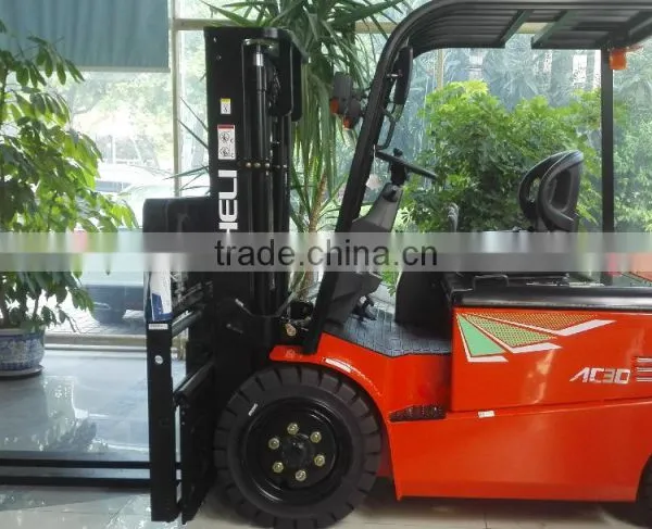 China Top1 Manufacturer Brand Heli Electric Forklift 3 Ton photo-3