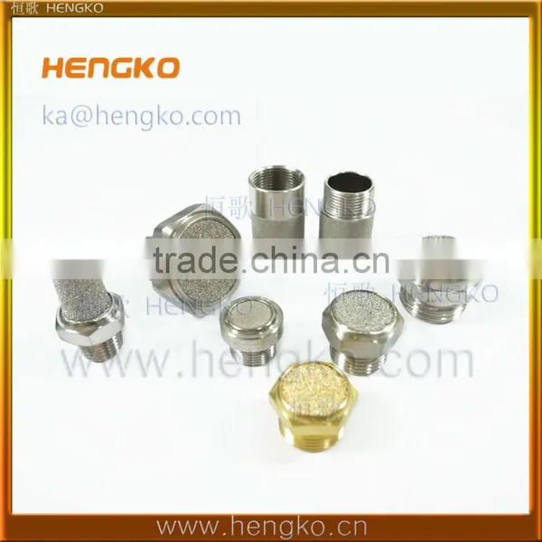 Sintered SS 316L Stainless Steel Silencing Pneumatic Exhaust Valve photo-4