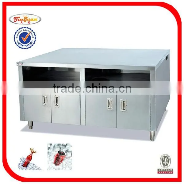 Stainless Steel Kitchen Work Table With Cup Dispenser photo-5