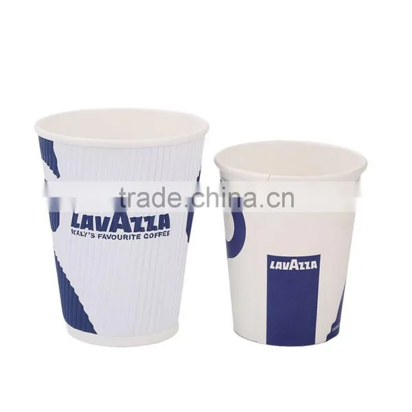 Custom Logo Hot Drinking Disposable Ripple Insulated Cups photo-4