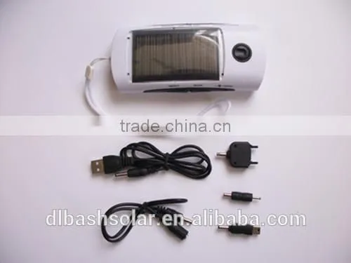 Portable Radio FM Solar Power Radio With 3 LED Solar Charger Rechargeable Led Torch Light photo-3