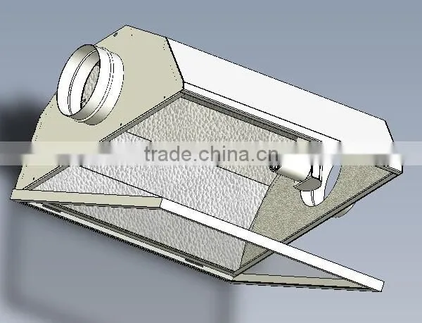 Hydroponics Air6" or Air8" E39 E40 Base Socket HPS MH Grow Light Air Cool Aluminum Reflector Hood photo-4