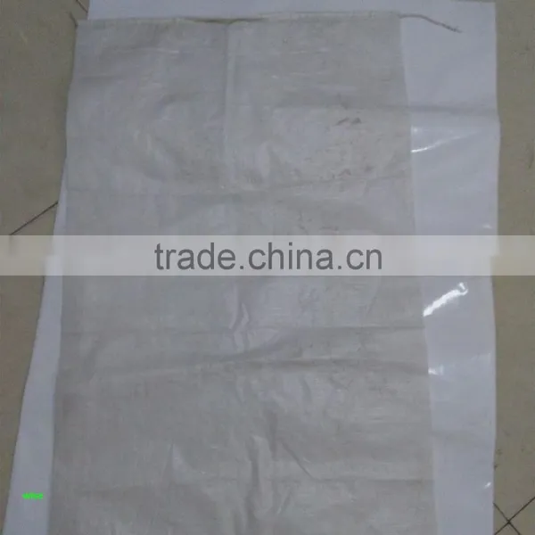60*110cm pp Woven Bag/ 25kg White Woven Bag/50kg Waterproof pp Woven Bag/PP Woven Rice Bag photo-3