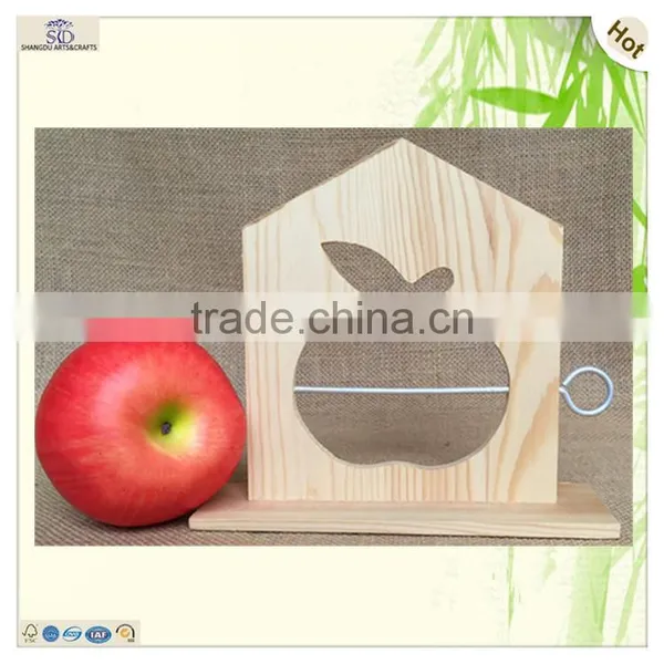 Unfinished Cute Die Cutting Wood Key Rack Holder photo-2