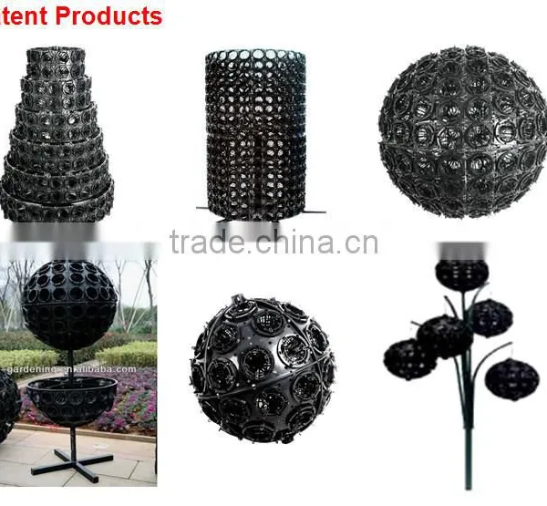 Flower Ball Planter Hanging Basket Plastic Ball Planter photo-3