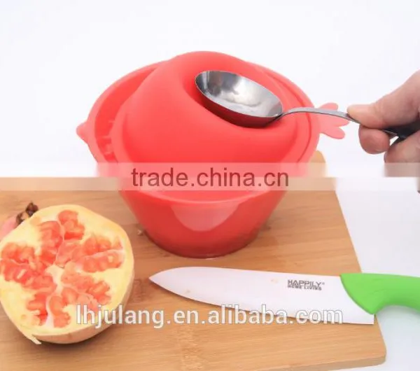 Plastic Silica Gel Cap Creative Pomegranate Peeler,Arils Removal Tool for Kitchen photo-5