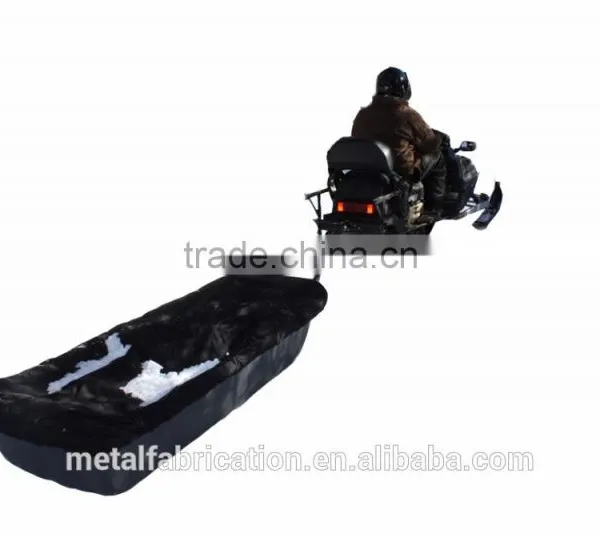 Snowmobile Pull Behind Sled Made of Plastic photo-6