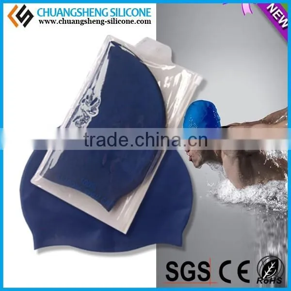 2015 Best Selling Funny Silicone Swimming Cap With Custom Logos photo-2