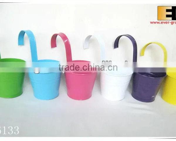 Zinc Hanging Basket Powder Coated Flower Planter photo-2
