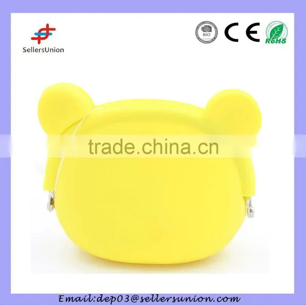 Wholesale 2015 Cartoon Animal Cute Waterproof Silicone Coin Purse photo-2