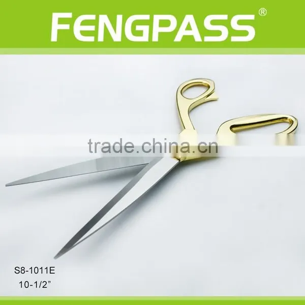 S8-1011E 10.5 Inch Stainless Steel Blades With Zinc Alloy Handle Scissors For Cutting Fabric photo-4