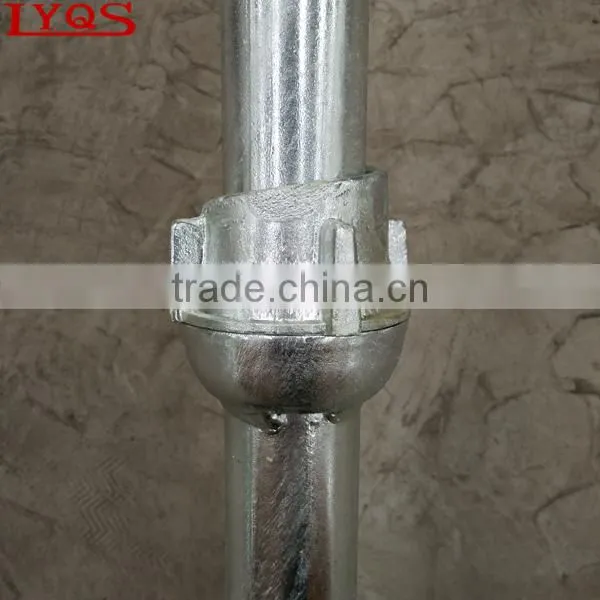 Q345 Steel Cuplock Scaffolding Standard With Forged Top Cup photo-4