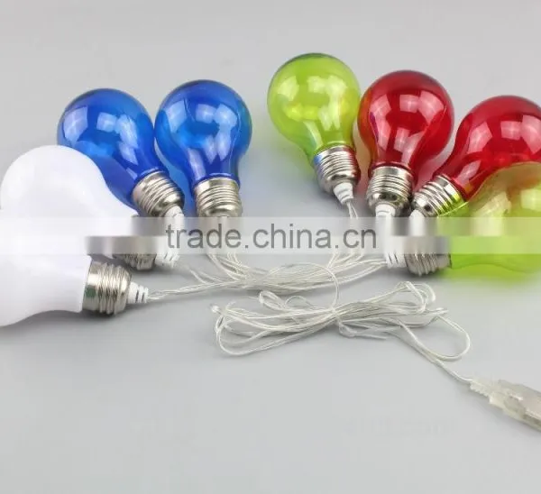 Colorful Decorative Indoor USB LED Globe String Lights Led Bulb Light for Holiday Gift photo-2