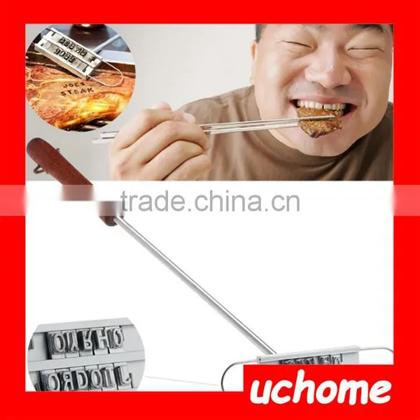 UCHOME DIY Barbecue Tools Branding Iron Stamp With Changeable Letters BBQ Branding Iron photo-2