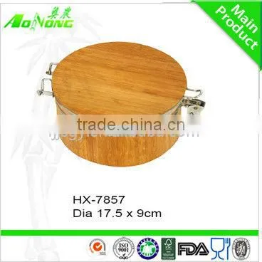 Bamboo Storage Box With Lid/canister