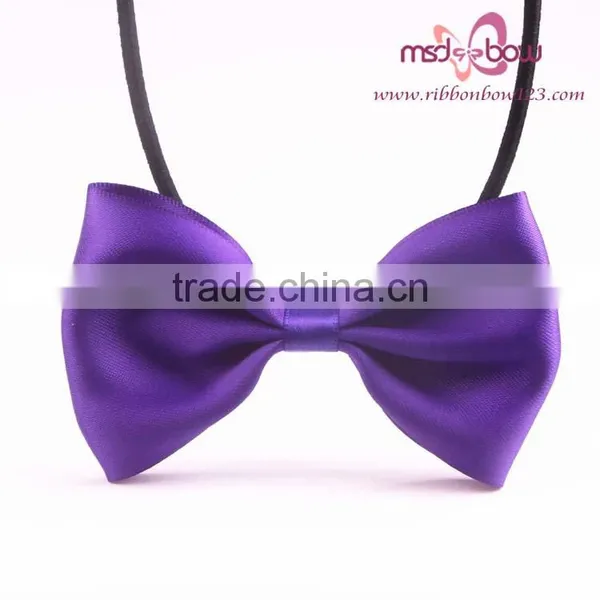 Pre Made Ribbon Bow Tie With Dog photo-3