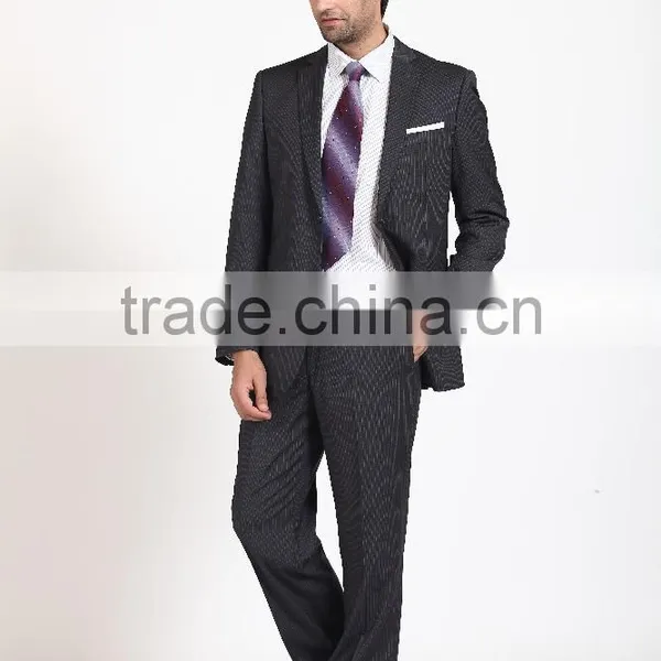 2015 Fashion Designed/striped Business Suits for Man / Jacket & Pant photo-6